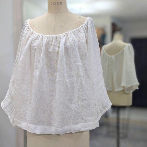 Handmade Linen Shrug - Picture 7 of 8